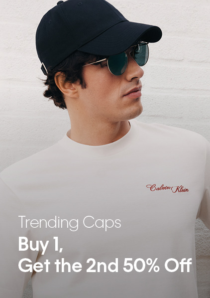 Calvin Klein Trending Caps Buy 1 Get the 2nd 50% Off